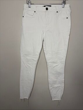 KUT from the Kloth Donna Fab Ab High Rise Skinny Jeans White 6 - [NY0784]